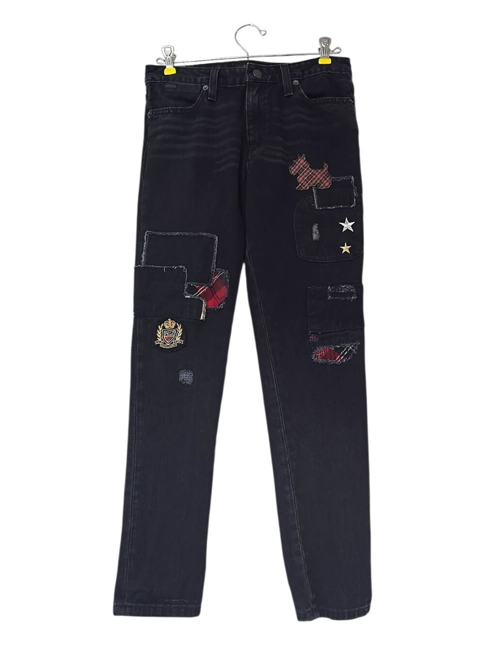Polo Ralph Lauren Girl Astor Slim Patchwork Boyfriend Skinny Jeans Size 14